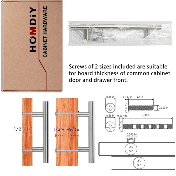 New 5 Cabinet Handles (Dec7) - Picture 3 of 5